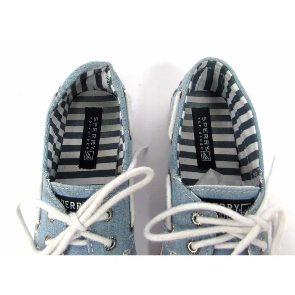 Sperry Top Sider Bahama Denim childs size 3.0 M shoes comfort girls shoes